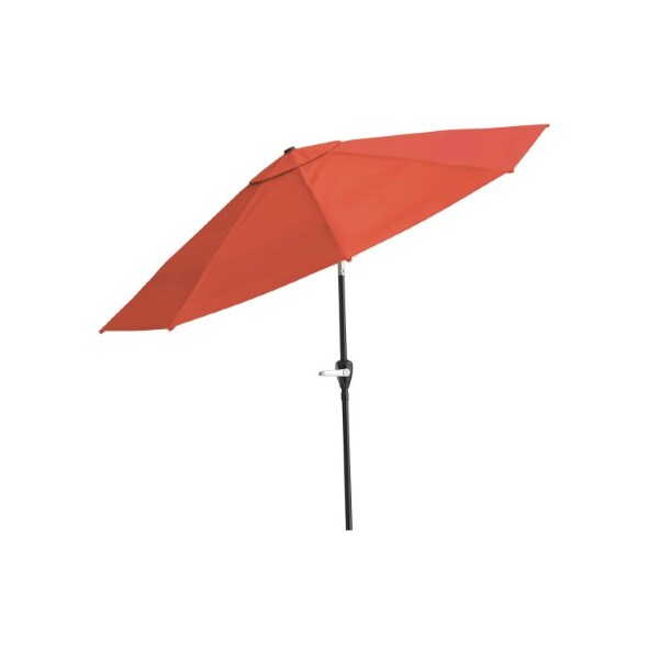Nature Spring Patio Umbrella, Easy Crank/Auto Tilt for Deck, Balcony, Porch, Backyard, Poolside, 10-foot (Orange) 499621XTM - main
